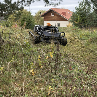 Stačių šlaitų šienavimas Vilnius LUNKA Drone nuotrauka 5
