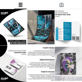 Instagram tinklelio dizainas Klaipėda angel studio. nuotrauka 14