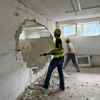 Pertvarų, sienų griovimas Vilnius Statvena nuotrauka 3