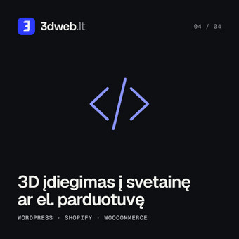 3D įdiegimas į svetainę ar el. parduotuvę Vilnius 3dweb.lt nuotrauka 9