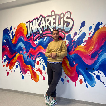 Grafiti piešimas Klaipėda Wake Up Wall nuotrauka 5