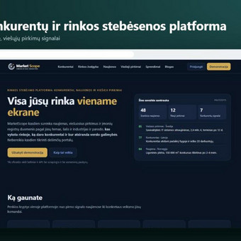 Duomenų rinkimas (scraping) ir analizė Vilnius Data Innovations, MB nuotrauka 5
