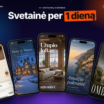 Svetainių kūrimas Vilnius Tomas Butkus nuotrauka 3