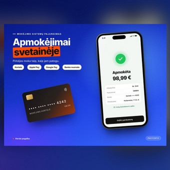 Mokėjimo sistemų pajungimas Vilnius Tomas Butkus nuotrauka 4