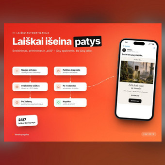 Laiškų automatizacija – klientai grįžta patys Vilnius Tomas Butkus nuotrauka 5
