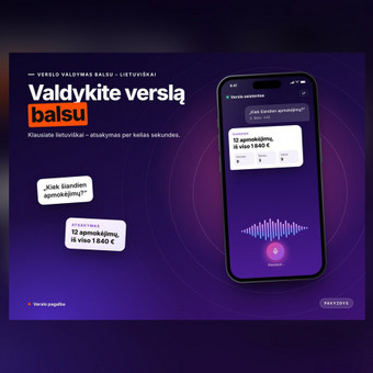 Verslo valdymas balsu – lietuviškai Vilnius Tomas Butkus nuotrauka 6