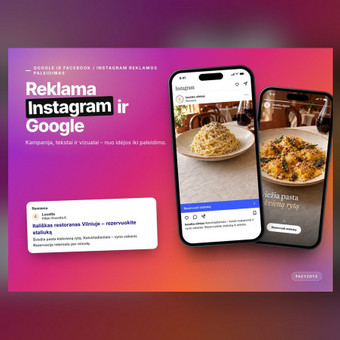 Google ir Facebook / Instagram reklamos paleidimas Vilnius Tomas Butkus nuotrauka 8