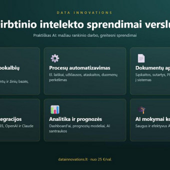 AI asistentas su jūsų žinių baze (RAG) Akmenės rajonas Data Innovations, MB nuotrauka 3