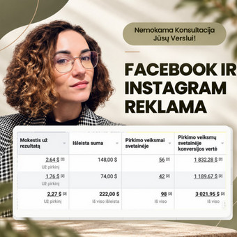 Facebook reklama Vilnius Ieva Lašaitė nuotrauka 3