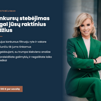 Konkursų stebėjimas pagal raktinius žodžius Vilnius PROJEKTŲ PLĖTRA nuotrauka 5
