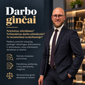Darbo teisės paslaugos Šiauliai Aistis Godliauskas nuotrauka 5