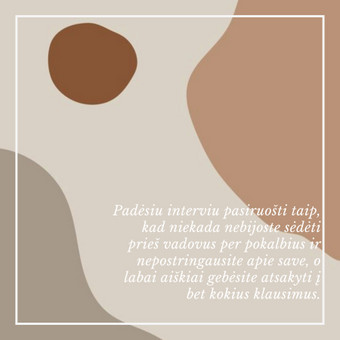 Padedu pasiruošti darbo pokalbiui konkrečiai pozicijai. Perkant gyvenimo aprašymo rašymo paslaugą, interviu pasiruošimo Tricks and Tips dovanoju. Turiu paruošusi išskirtinį patarimų rinkinį vadovams. Vilnius Vytautė Jurgaitytė nuotrauka 6 Pasiruošimas darbo pokalbiui Vilnius Vytautė Jurgaitytė nuotrauka 6