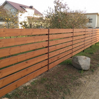 Medinės tvoros Vilnius MB Namustatybavilnius nuotrauka 1