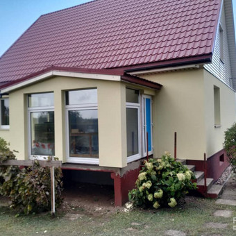 Seno stogo dangos pakeitimas su vėjalentėmis kraigu Jonavos rajonas Gintautas Strelčiūnas nuotrauka 14 ES parama namų renovacija asbestinių stogų keitimas statyba Jonavos rajonas Gintautas Strelčiūnas nuotrauka 14