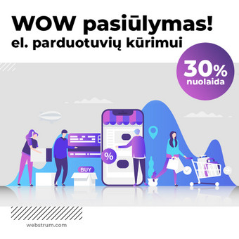 Kuriame el. parduotuves, kurios padeda Jūsų verslui parduoti daugiau! Vilnius UAB Webstrum nuotrauka 2 El. parduotuvių kūrimas Vilnius UAB Webstrum nuotrauka 2