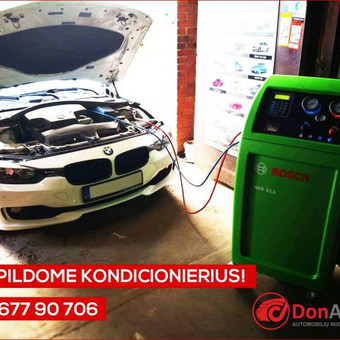 Moderni Bosh įranga ir sertifikuotas specialistas išspręs kilusias problemas dėl automobilio kondicionavimo sistemos. Tikriname, pildome, esant gedimui, remontuojame. Šiauliai UAB Donauto nuotrauka 9 Kondicionierių pildymas Šiauliai UAB Donauto nuotrauka 9