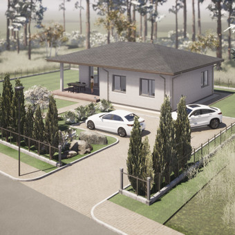 Kartotinio projekto pertvarkymas jūsų reikmėms, pririšimas prie sklypo, statybos leidimo gavimas Vilnius Ernest Nedelko nuotrauka 8 Kartotinių vienbučių namų projektai Vilnius Ernest Nedelko nuotrauka 8