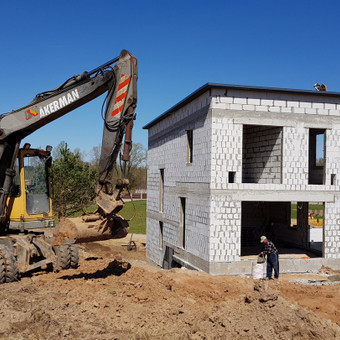 Mūro darbai iš silikatinių, dujų silikato, akyto betono, keraminių, keramzitinių betoninių blokelių. Sąramų ir betoninių armuotų žiedų iš savo klojinių įrengimas. Vilnius Artemij nuotrauka 5 Mūro darbai / žiedai / sąramos Vilnius Artemij nuotrauka 5