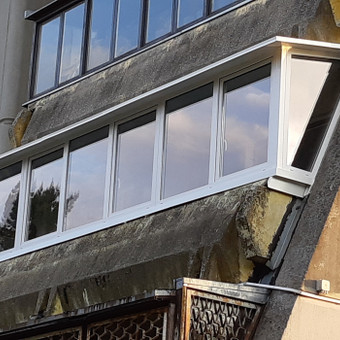 Vilnius * LANGŲ INDUSTRIJA * nuotrauka 7 Balkonų stiklinimas Vilnius * LANGŲ INDUSTRIJA * nuotrauka 7