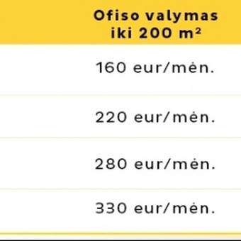 Kaina priklauso nuo ofiso dydžio bei valymo dažnumo Kaunas Sandra Lauraityte-Skrebiškienė nuotrauka 3 Biurų valymas Kaunas Sandra Lauraityte-Skrebiškienė nuotrauka 3