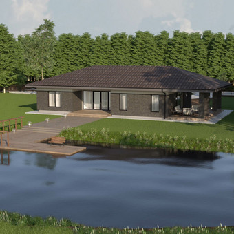 Laikinai (sezono metu) gyvenamųjų pastatų, pvz. sodo namelių projektavimas Vilnius UAB “Alipro” nuotrauka 4 Sodybų projektavimas Vilnius UAB “Alipro” nuotrauka 4