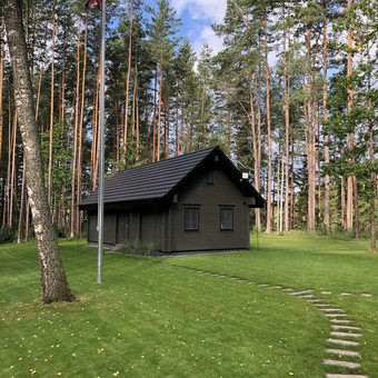 Turime patirties projektuojant rąstinius namus iš paprastų arba klijuotos medienos sienojų. Klaipėda Erdvės architektūra nuotrauka 8 Rąstinių namų projektai Klaipėda Erdvės architektūra nuotrauka 8