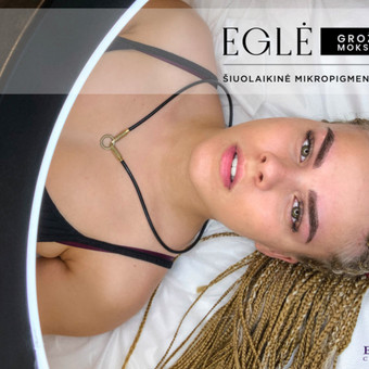 Antakių plaukelių imitacija "Microblading" Vilnius Eglė GM nuotrauka 7