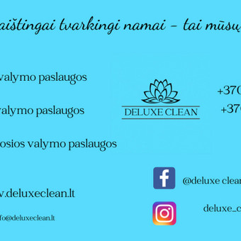 Teikiame nuolatines valymo paslaugas pagal individualiai sudarytą valymo paslaugų planą Kaunas Deluxe clean nuotrauka 14 Individualios valymo paslaugos Kaunas Deluxe clean nuotrauka 14