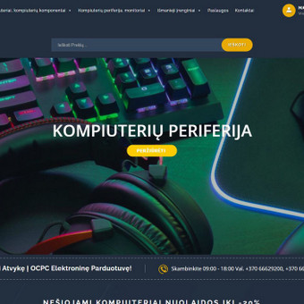 Internetinės parduotuvės sukūrimas su mokėjimo ir produktų pristatymo sistema. Vilnius Artix.lt nuotrauka 2 El. parduotuvių kūrimas Vilnius Artix.lt nuotrauka 2