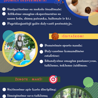 MVP – tai patyrusių edukatorių ir renginių vedėjų komanda, paversianti jūsų šventę įsimintina ir smagia pramoga! Jūsų laukia skirtingos tematikos užsiėmimai, kurių metu žaisime ir kitaip pramogausime. Vilnius Mūsų visų pramogos nuotrauka 5 Vaikų gimtadienių, švenčių vedimas Vilnius Mūsų visų pramogos nuotrauka 5