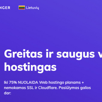 Galime patalpinti Jūsų svetainę, viename iš geriausių lietuviškų talpinimo tiekėjų. Kaunas MB EDVI nuotrauka 3 Svetainių talpinimas (Hosting) Kaunas MB EDVI nuotrauka 3