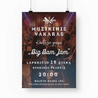 Kaunas Gileta nuotrauka 5 Plakatų maketavimas Kaunas Gileta nuotrauka 5