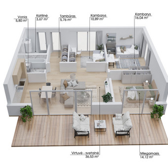 Kad būsto reklama būtų vizualiai patrauklesnė - užsakome 2 D ar 3 D planus, vizualizacijas. Kaunas Rūta Dobilienė nuotrauka 15 2 D, 3 D planų, vizualizacijų užsakymas objekto pateikimui Kaunas Rūta Dobilienė nuotrauka 15