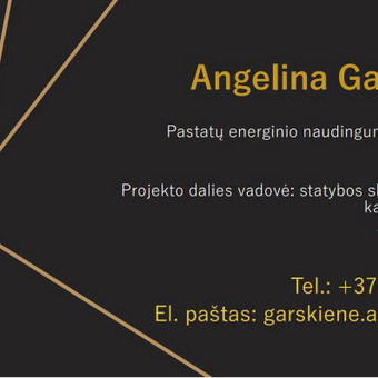 Statybos sąmatų sudarymas Panevėžys Angelina Garškienė nuotrauka 1