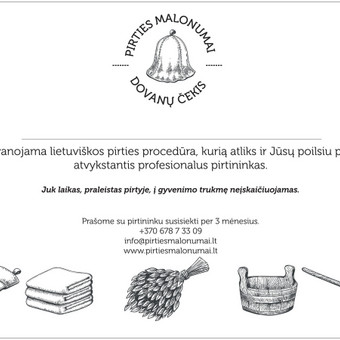Palepinkite savo artimą puikia dovana - dovanų kuponu pirtininko paslaugoms. Vilnius Jonas Kariniauskas nuotrauka 8 Dovanų kuponas „Pirties malonumai“ Vilnius Jonas Kariniauskas nuotrauka 8