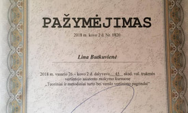 Lina Butkuvienė Lina Butkuvienė