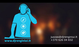 DJ su garso, bei apšvietimo įranga DJ su garso, bei apšvietimo įranga