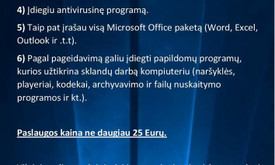 Windows perrašymas, virusų naikinimas Windows perrašymas, virusų naikinimas