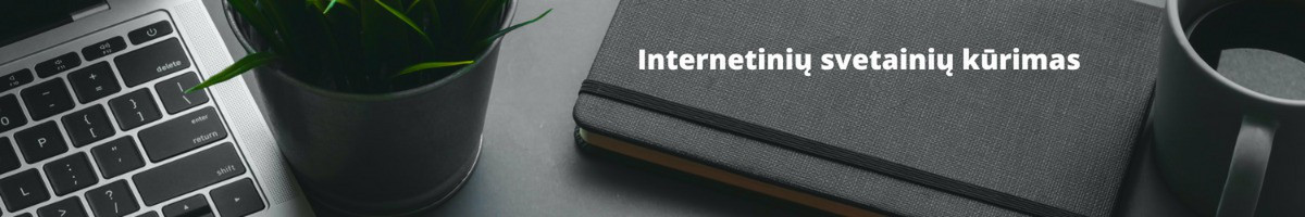 Internetinių svetainių ir el. parduotuvių kūrimas
