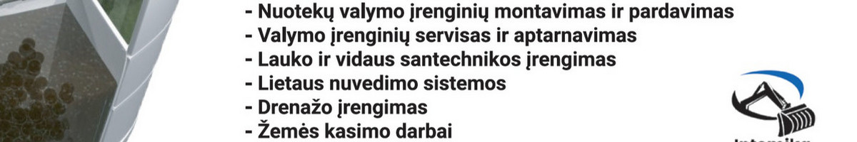Biologinių valymo įrenginių montavimas