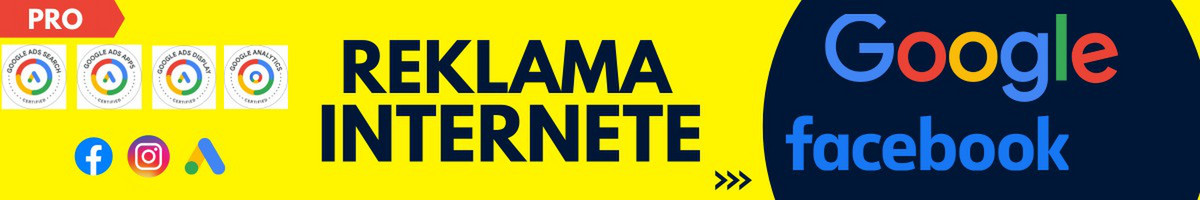 Google, Facebook, Instagram, Youtube reklama