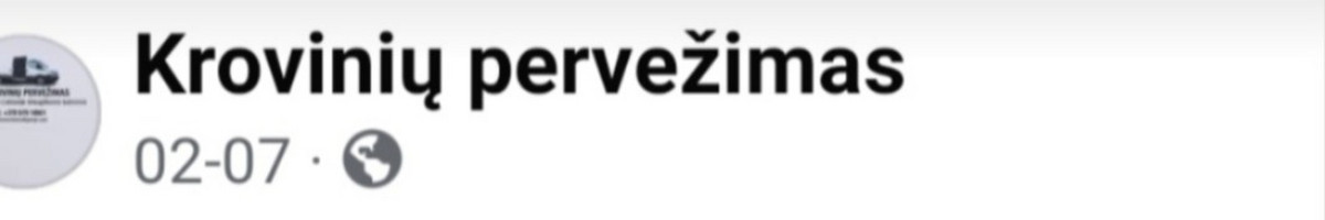Krovinių pervežimas, perkraustymo paslaugos