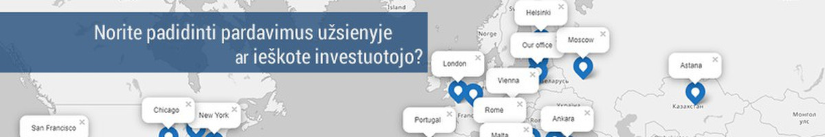 Surasime pirkėjus arba tiekėjus Europoje ir Skandinavijoje