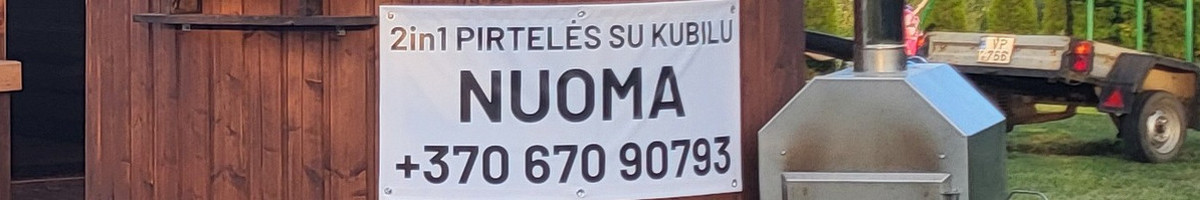 2in1 Kubilas ir Pirtis kartu !