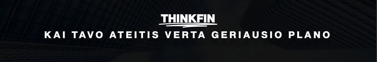 Thinkfin - Kai tavo ateitis verta geriausio plano !