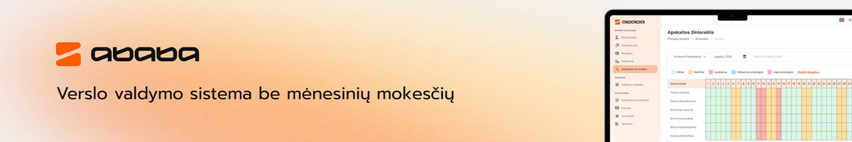Verslo valdymo sistema