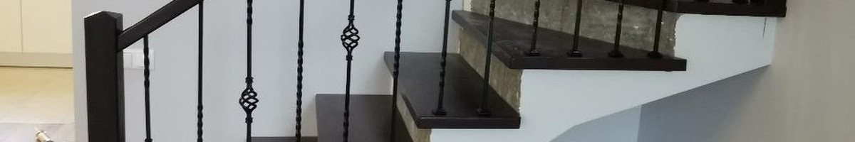 Laiptų gamyba (medis, metalas, betonas)