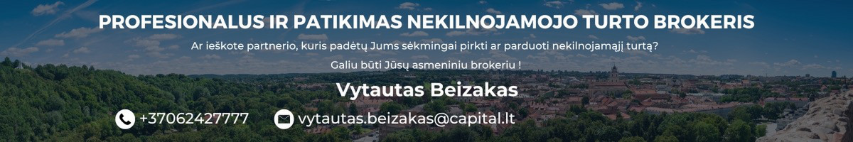 Sertifikuotas NT brokeris Vytautas Beizakas
