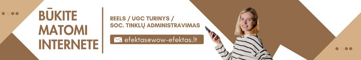 Reels video, Ugc video, socialinių tinklų administravimas