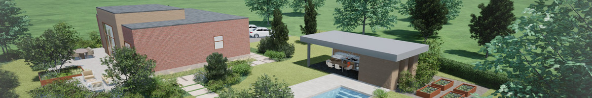 Privačių kiemų projektavimas, apželdinimo planai ir 3D